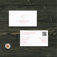 Rouge blanc clair classique avec monogramme et cod