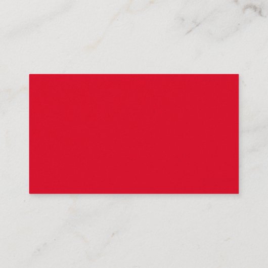 Carte De Visite Rouge blanc moderne simple (Dos)