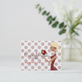 Carte De Visite Rouge blond de Bob de petit gâteau de 311 Candie (Debout devant)