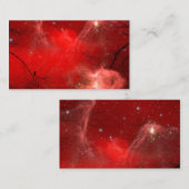 Carte De Visite Rouge chaotique (Devant / Derrière)