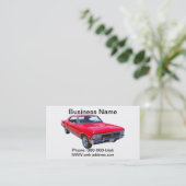 Carte De Visite Rouge Chevy 1966 Chevelle solides solubles 396 (Debout devant)