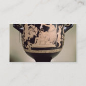 Carte De Visite Rouge-chiffre krater de grenier dépeignant Orestes (Dos)