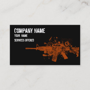 Carte de visite rouge Cool Ar 15