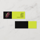 Carte de visite rouge de pommes (Devant / Derrière)