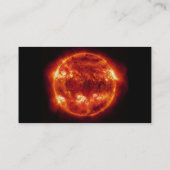 Carte de visite rouge de Sun (Dos)