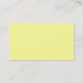 Carte De Visite Rouge et jaune rétro atomique (Dos)