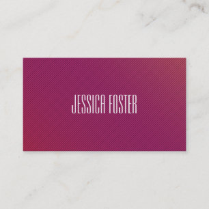 Carte De Visite Rouge et Magenta