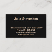 Carte De Visite Rouge rouge à lèvres, rétro (Dos)