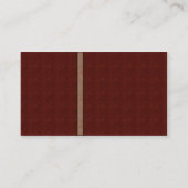 Carte De Visite Rouge royal (Dos)