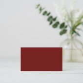 Carte de visite Rouge Sang (Debout devant)