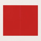 Carte De Visite Rouge Vertical Noir Abstrait Moderne Design tendan (Intérieur déplié)