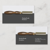 Carte de visite Roughing de blanc de noir de (Devant / Derrière)