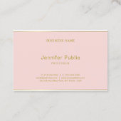 Carte De Visite Rougissent le manuscrit manuscrit de modèle (Dos)