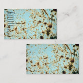 Carte De Visite Rouille (Devant / Derrière)