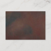 Carte de visite rouillé (Dos)