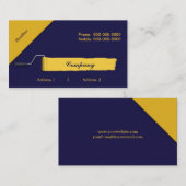 Carte De Visite Rouleau de peinture (Devant / Derrière)