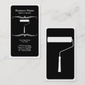 Carte De Visite rouleau de peinture de mod (Devant / Derrière)