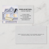 Carte De Visite Rouleau de peinture | Maison résidentielle (Devant / Derrière)