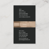 Carte De Visite Rouleau film (Dos)