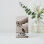 Carte De Visite Rouleaux de tapis de l'installateur de tapis (Debout devant)