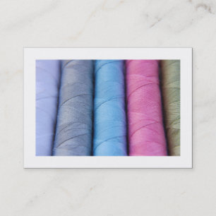 Carte De Visite Roulettes de coton (frontière)