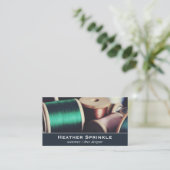 Carte De Visite Roulettes de filetage | Seamstress (Debout devant)