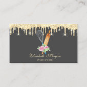 Carte De Visite Roulettes d'or Brochure à broches à biscuits boula (Devant)