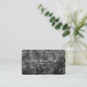 Carte De Visite Round Corner Grey Professional tendance (Debout devant)