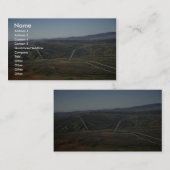 Carte De Visite Route de Dalton et canalisation du (Devant / Derrière)