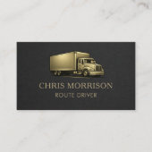 Carte De Visite Route Driver Trucking Professional (Devant)