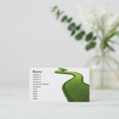 Carte De Visite Route herbeuse (Debout devant)