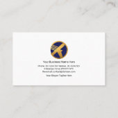 Carte De Visite Route logistique Blue Globe (Dos)