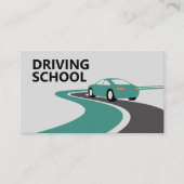 Carte De Visite Route Sinueuse - École de Conduite (Devant)