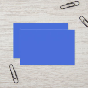 Carte de visite royal bleu européen