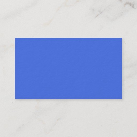 Carte de visite Royal Blue Premium (Devant)
