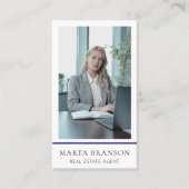 Carte De Visite Royal Blue Professional Immobilier (Devant)