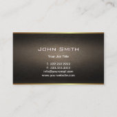 Carte de visite royal d'avocat/mandataire (Dos)