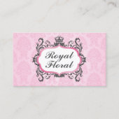 Carte de visite royal de la Couronne florale (Devant)