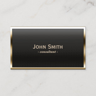Carte De Visite Royal Gold encadré professionnel