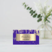 Carte De Visite Royal Marble Royal de luxe professionnel Royal Ble (Debout devant)