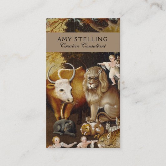 Carte De Visite Royaume pacifique Biche animal classique (Devant)