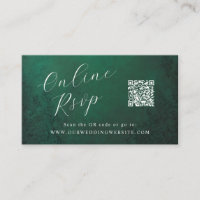RSVP en ligne QR Code mariage de théâtre ornementa