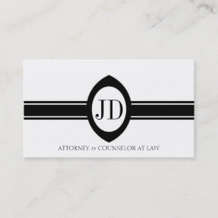 Carte De Visite Ruban de fantaisie pendant d'avocat de mandataire