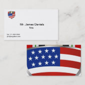 Carte De Visite Ruban de la campagne en Irak (Devant / Derrière)