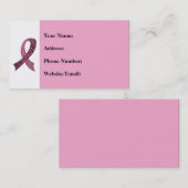 Carte De Visite Ruban de sensibilisation Tout mélange de couleurs (Devant / Derrière)