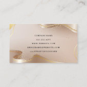Carte De Visite Ruban Or Fancy | Luxe (Dos)