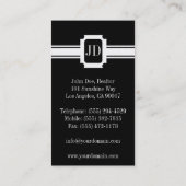 Carte De Visite Ruban résidentiel d'or d'immobiliers d'agent (Dos)