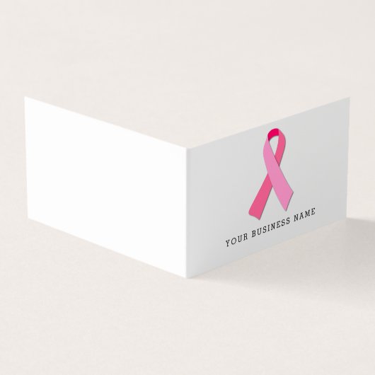Carte De Visite Ruban rose (Extérieur)