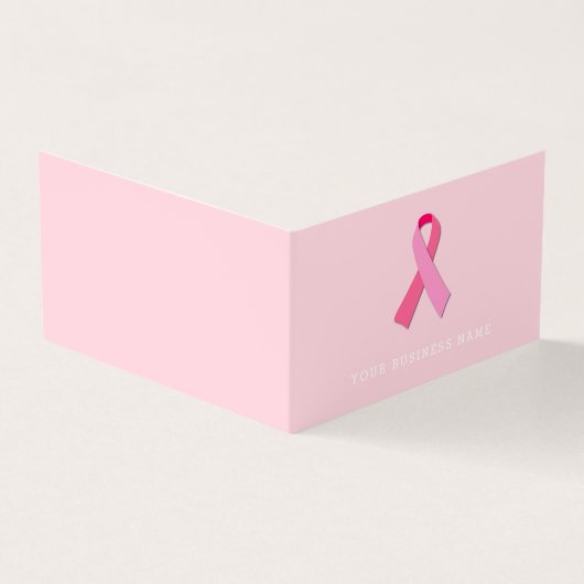 Carte De Visite Ruban rose (Extérieur)