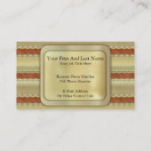 Carte De Visite Rubans de Noël (Dos)